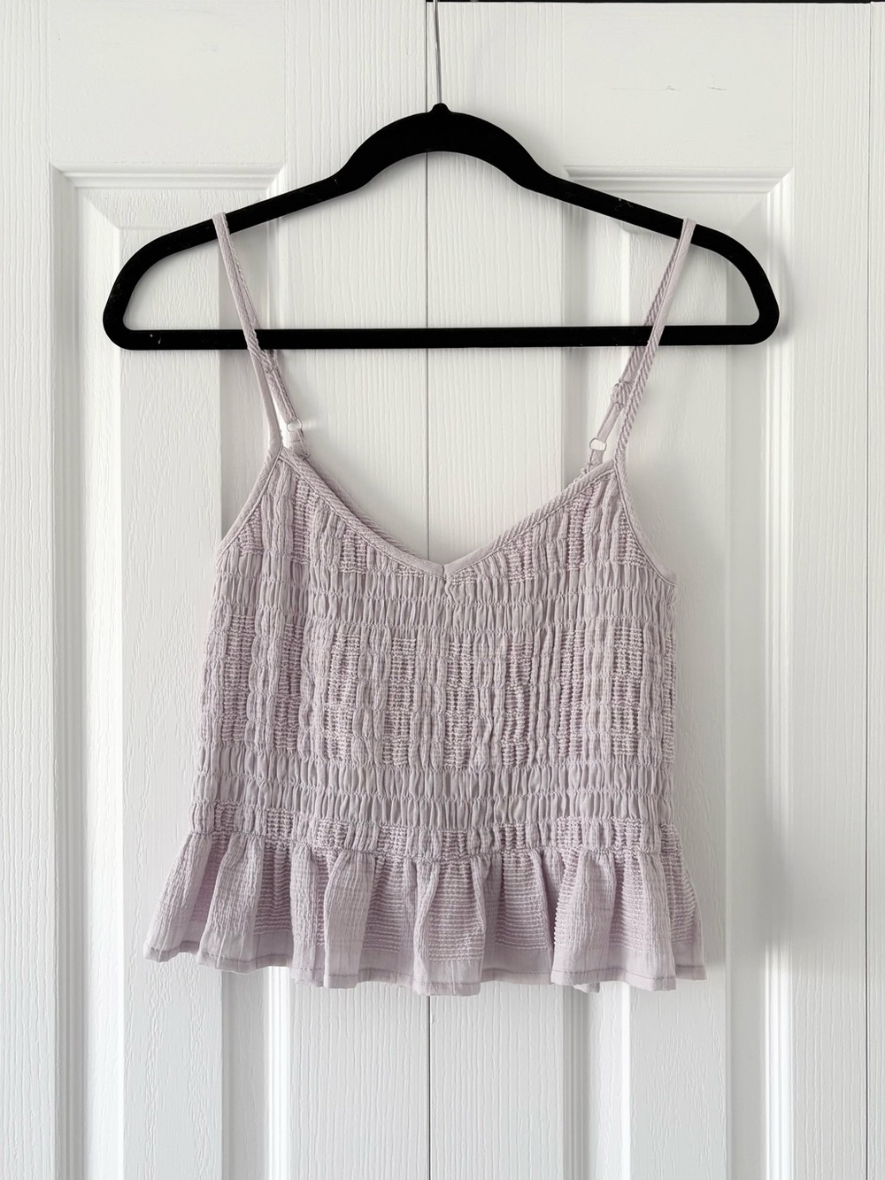 NWT Purple Lush Smocked Tank Top